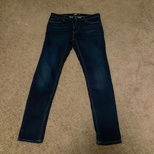 Hollister Skinny Jeans, Dark Wash, 32W 34L, New without tags